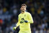James Trafford of Burnley looks on during the Sky Bet Championship match between Leeds United FC and Burnley FC at Elland Road on September 14, 2024 in Leeds, England. (Photo by George Wood/Getty Images)