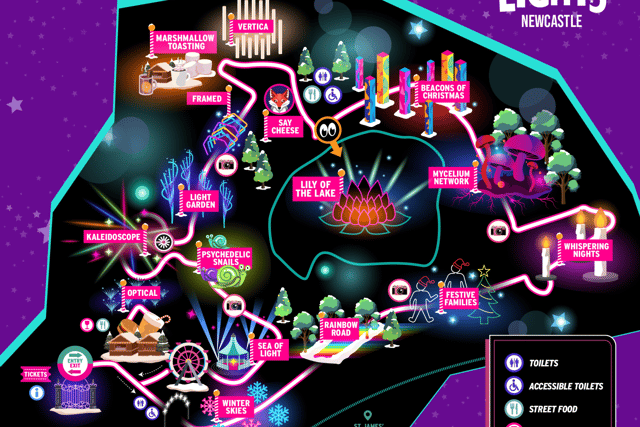 Organisers have unveiled the event's trail map for 2024.