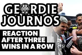 Geordie Journos react to three wins in a row for Newcastle United.