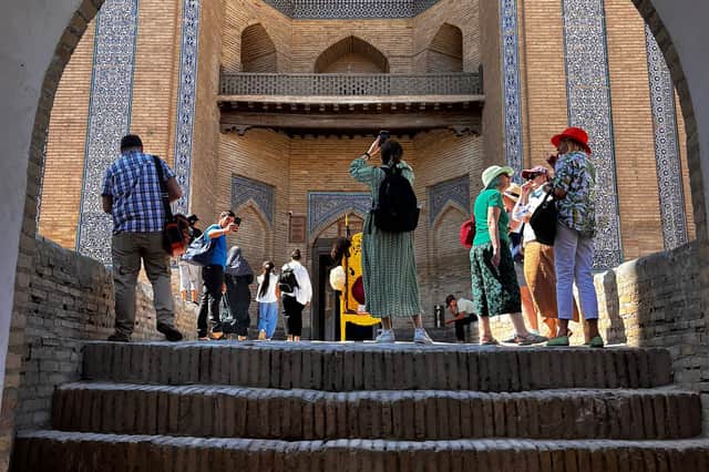 Khiva, near the unfinished minaret.