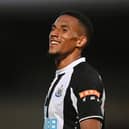 Isaac Hayden of Newcastle in action during the pre-season friendly between Burton Albion and Newcastle United at the Pirelli Stadium on July 30, 2021 in Burton-upon-Trent, England. (Photo by Michael Regan/Getty Images)