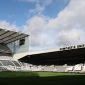 General view inside the stadium prior to the Premier League match between Newcastle United FC and Brighton & Hove Albion FC at St James' Park on October 19, 2024 in Newcastle upon Tyne, England. (Photo by George Wood/Getty Images)
