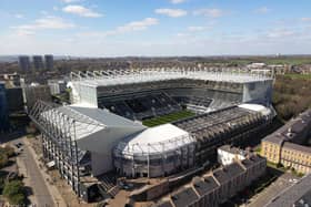 St James' Park, the home of Newcastle United