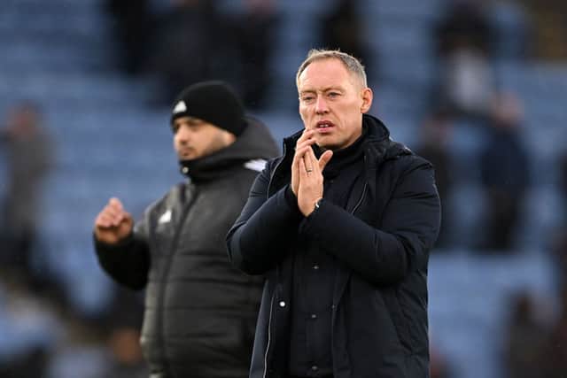Steve Cooper has been sacked by Leicester City. (Photo by Michael Regan/Getty Images)