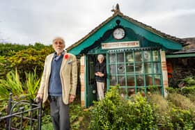 Alban and Angela Bunting bought a cottage for £1K which they have turned into the ultimate playground for their grandkids - including three life-size playhouses.