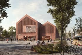 A CGI image of what the interior of the new Blyth cultural hub will look like. Photo: Northumberland County Council