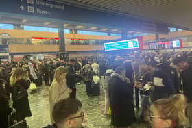 A packed London Euston station is a familiar sight to regular commuters