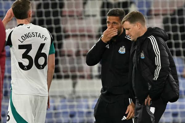Newcastle United's English head coach Eddie Howe.  (Photo by GLYN KIRK/AFP via Getty Images)