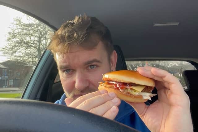 I tried KFC's new Stuffing Tower burger