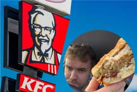 I tried KFC's new Stuffing Tower burger