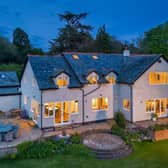 The Hampshire house sits in an acre of countryside