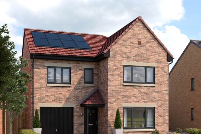 A CGI of The Johnstone, one of the show homes that will be available at the Scholars' Gardens development.