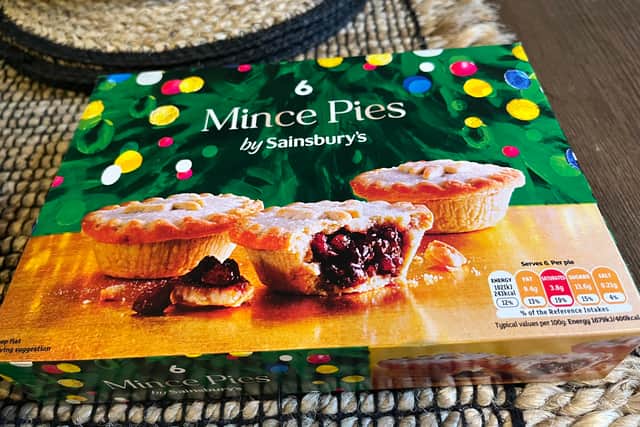 Mince pies taste test: Sainsbury's mince pies