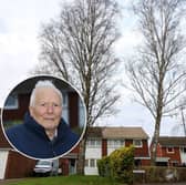 Worcester City Council insists the tree in Columbia Drive poses no immediate risk and has issued a protection order for it. Inset: Chris Davis 