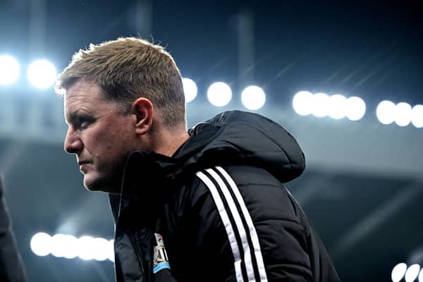 Eddie Howe manager of Newcastle United. (Photo by Andrew Powell/Liverpool FC via Getty Images)