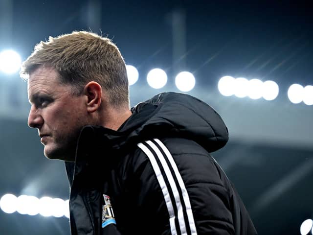 Eddie Howe manager of Newcastle United. (Photo by Andrew Powell/Liverpool FC via Getty Images)