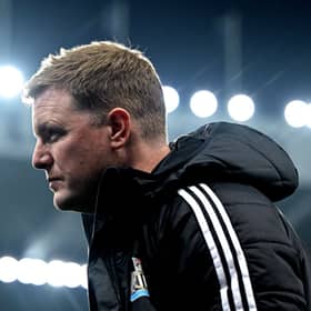 Eddie Howe manager of Newcastle United. (Photo by Andrew Powell/Liverpool FC via Getty Images)