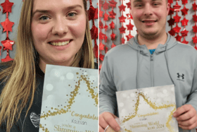 Kaitlan James and Kieran Symonds have lost more than six stone combined since joining Slimming World.