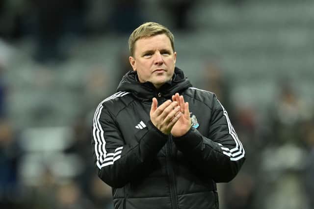 Newcastle United head coach Eddie Howe