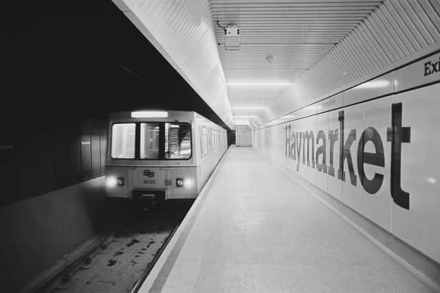 Tyne and Wear Metro at the Haymarket Metro station in 1980. (Photo by Stuart Clarke/Evening Standard/Hulton Archive/Getty Images)