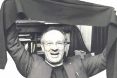Rev John Maughan who swapped football for a life in the church.