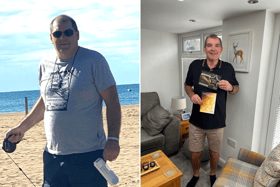 Peter Burns has lost four stone since joining Slimming World in December 2023.
