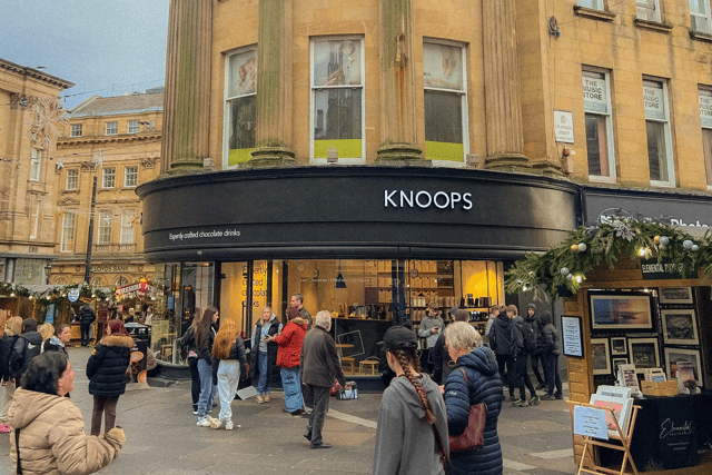 Knoops is celebrating a new store in a "perfect" Newcastle city centre location.