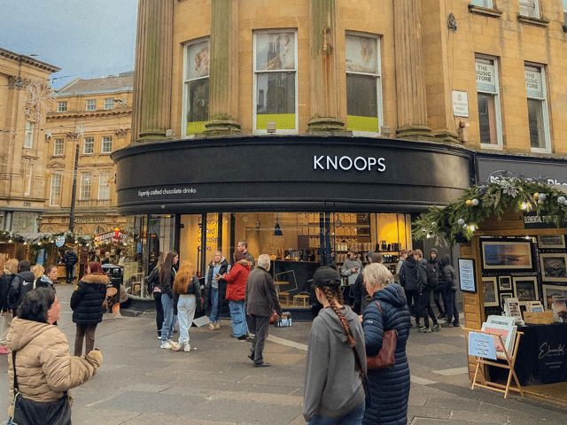 Knoops is celebrating a new store in a "perfect" Newcastle city centre location.
