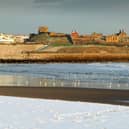 There's a backdrop of Tynemouth Priory for this snowy scene at Sandhaven 17 years ago.