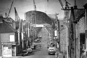 The Readhead Yard in this photo from April 1975.
