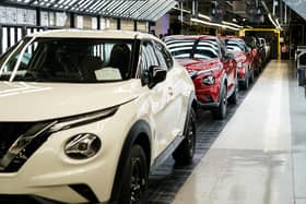 The production line at Nissan Sunderland.