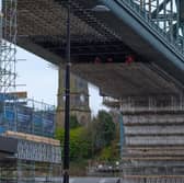 Restoration works on the Tyne Bridge. Photo: Newcastle City Council.