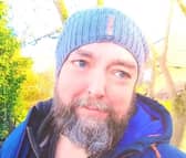 Colin Burgin-Plews who has been given the news that there are no signs of his cancer.