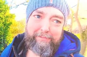 Colin Burgin-Plews who has been given the news that there are no signs of his cancer.