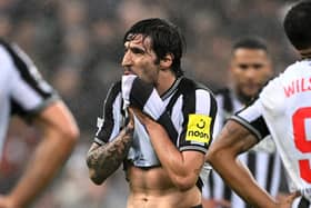 Newcastle United midfielder Sandro Tonali