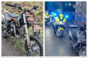 Seized bikes in Gateshead