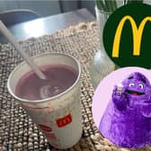 I tried the limited edition Grimace shake from McDonald's