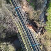 A serious embankment failure has occurred on the Severn Valley Railway leaving the track impassable at one location along the 16 mile route. 