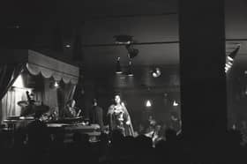 American singer Dakota Staton was entertaining the club members in this 1968 scene at La Dolce Vita.