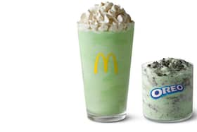 The Shamrock Shake and OREO Shamrock McFlurry