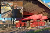 The Gateshead Flyover initially closed at the start of December.