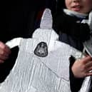 A detailed view of a tin-foil FA Cup during the Emirates FA Cup Fourth Round match between Birmingham City and Newcastle United at St Andrew'ss at Knighthead Park. (Photo by Alex Pantling/Getty Images)