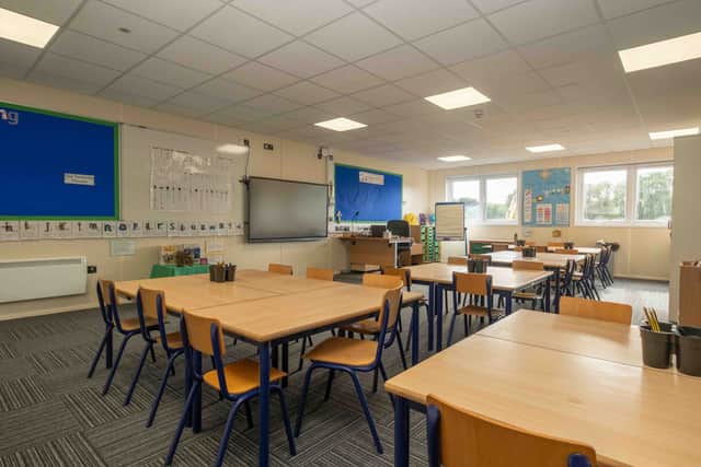 St Columba's Catholic Primary School repare to welcome students back into their new clasrooms after building works are completed.