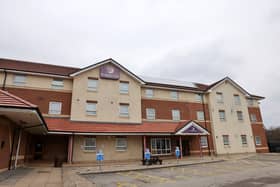 The Premier Inn hotel in Derwenthaugh, Gateshead.
