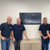 The Wilson family. From left to right, Jonathan, Harry, Gary and Chris.