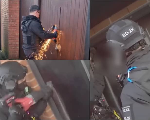Police seized £21,000 in cash and approximately £25,000 worth of cannabis during drug raids in Blackpool and St Annes
