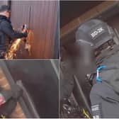 Police seized £21,000 in cash and approximately £25,000 worth of cannabis during drug raids in Blackpool and St Annes