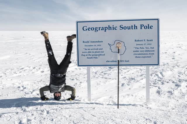 Alex Stead was on an expedition trip to the South Pole and to photograph emperor penguin colonies.