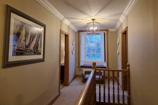 Hallway and dog bed