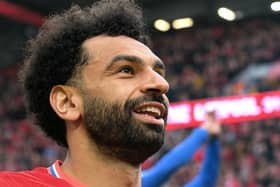 How Grok AI imagines Mo Salah in tonight's Liverpool v Newcastle United encounter.